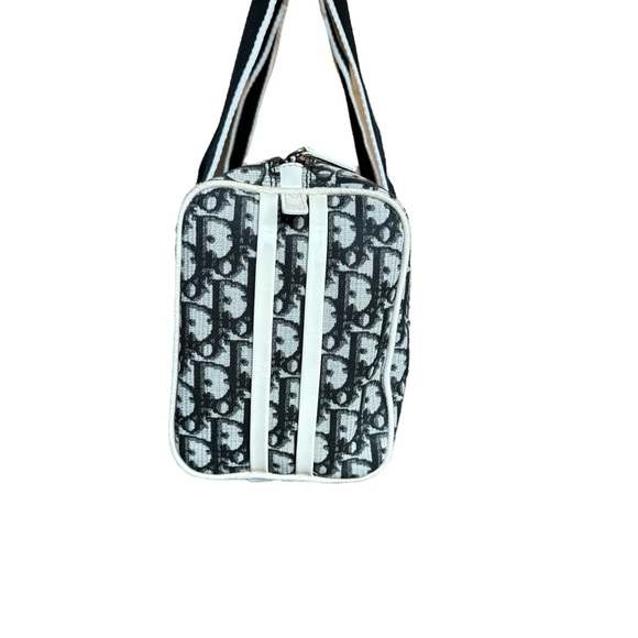 SOLD! Authentic Dior Trotter Coated Canvas Boston Bag - Picture 4 of 12